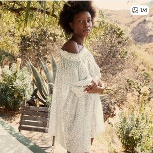 🌸DÔEN ODESSA🌸Floral Nightgown/Mini Dress IN BLUE BABY KATE! Size XS! EUC!